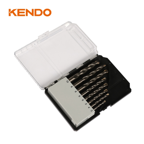 Bộ mũi khoan tường chân trụ 8 cái 3- 4- 5- 6- 6- 8- 8- 10mm Kendo - 11603633