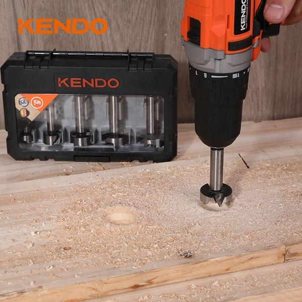 Bộ mũi khoét gỗ Forstner 5 cái Kendo - 11606135