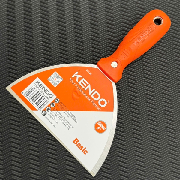 Dao trét bột cán nhựa lưỡi thép carbon Kendo (30-150mm)