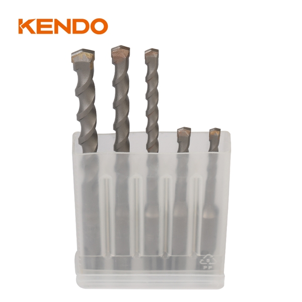 Bộ mũi khoan bê tông hợp kim SDS-plus 5 cái (5-6x110mm, 6-8-10x160mm) Kendo - 11602073