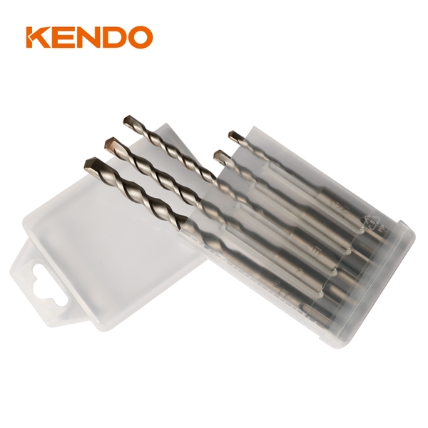 Bộ mũi khoan bê tông hợp kim SDS-plus 5 cái (5-6x110mm, 6-8-10x160mm) Kendo - 11602073