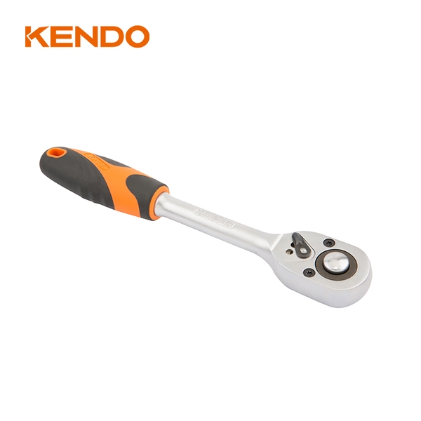 Cần vặn ốc tự động đảo chiều 3/8″ x 72T bằng thép CrV Kendo – 16111
