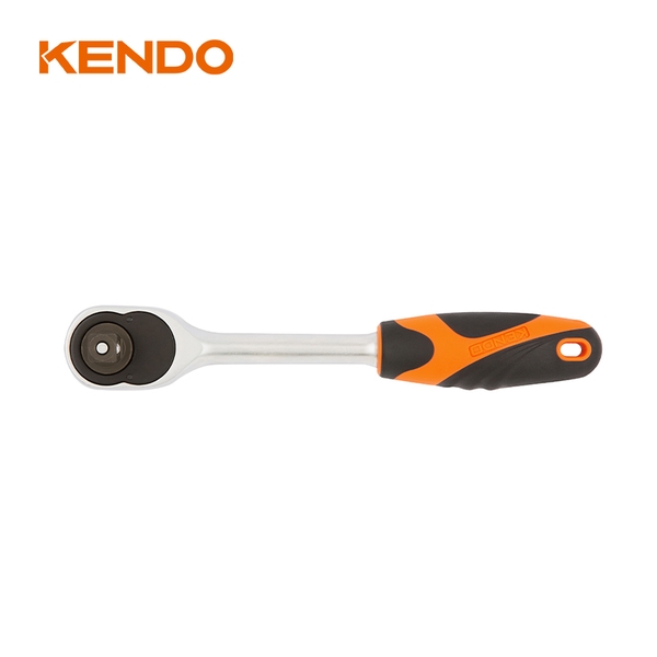 Cần vặn ốc tự động đảo chiều 3/8″ x 72T bằng thép CrV Kendo – 16111