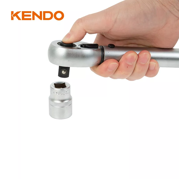 Cần siết lực 1/2inch 40-220Nm có cửa sổ điều chỉnh Kendo - 16134