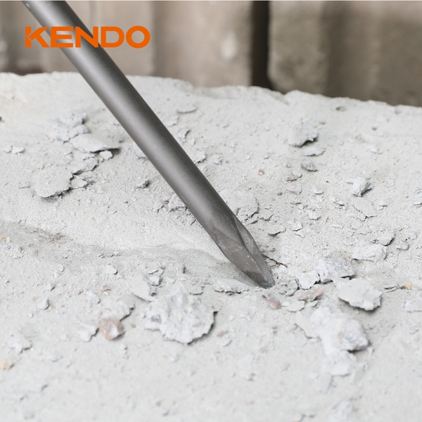 Mũi đục nhọn chuôi SDS-Plus 14×250mm Kendo - 17100104