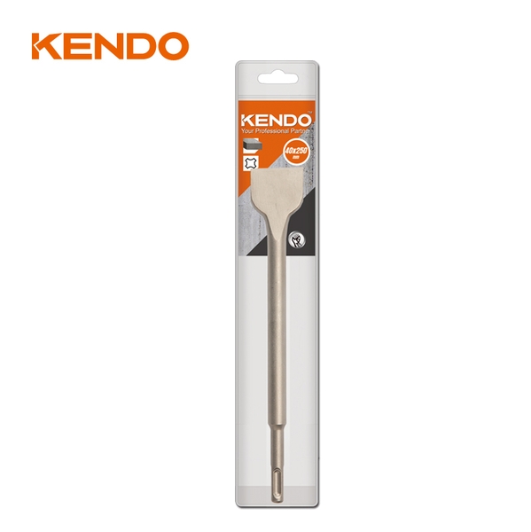 Mũi đục dẹp chuôi SDS-Plus 14×250×40mm Kendo - 17100304