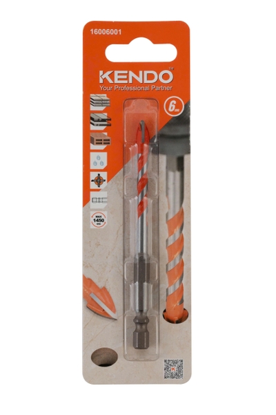 Mũi khoan gạch men chân lục giác Kendo kích thước đa dạng từ 4.0mm-10.0mm