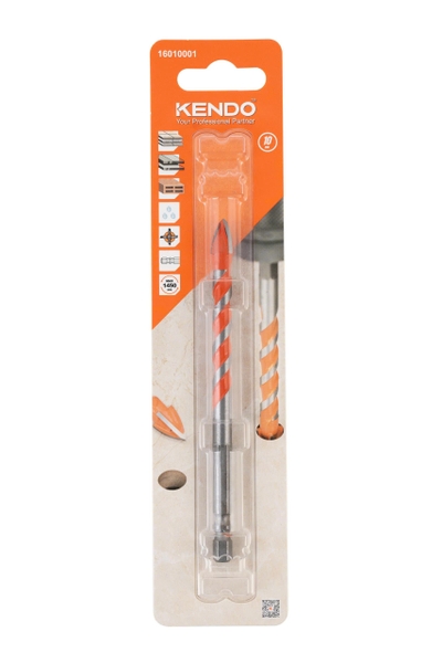 Mũi khoan gạch men chân lục giác Kendo kích thước đa dạng từ 4.0mm-10.0mm