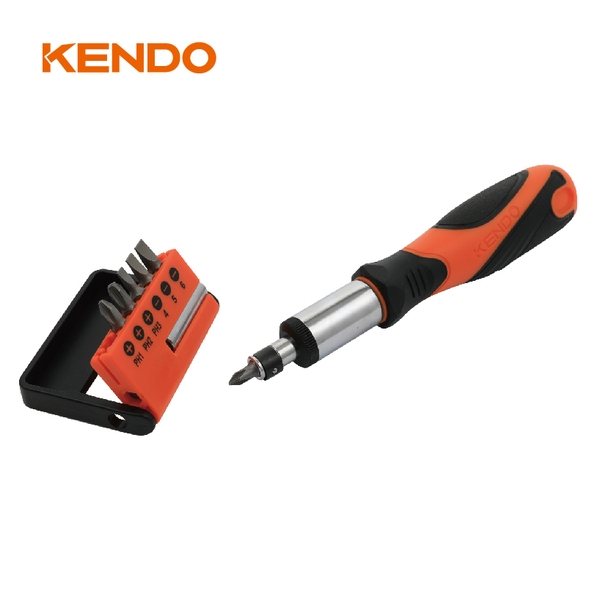 Bộ tua vít tự động kèm mũi vít 8 chi tiết Kendo - 20024
