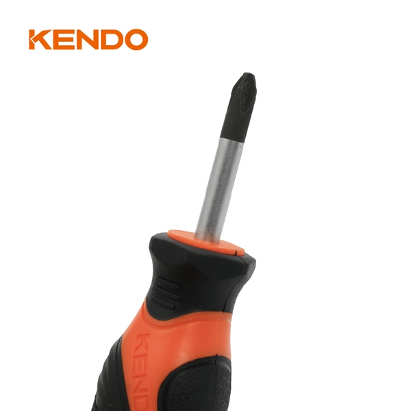 Tua vít bake bằng thép Cr-V tay cầm bọc cao su PH2 x 38mm Kendo - 20145