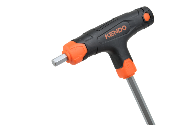 Bộ chìa khóa đầu lục giác tay cầm chữ T chất liệu thép CrV (5 cái/ bộ) Kendo - 20779