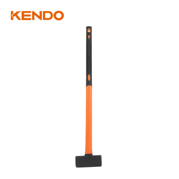 Búa đầu đá 5000g, tay cầm dài bằng sợi thủy tinh Kendo - 25309