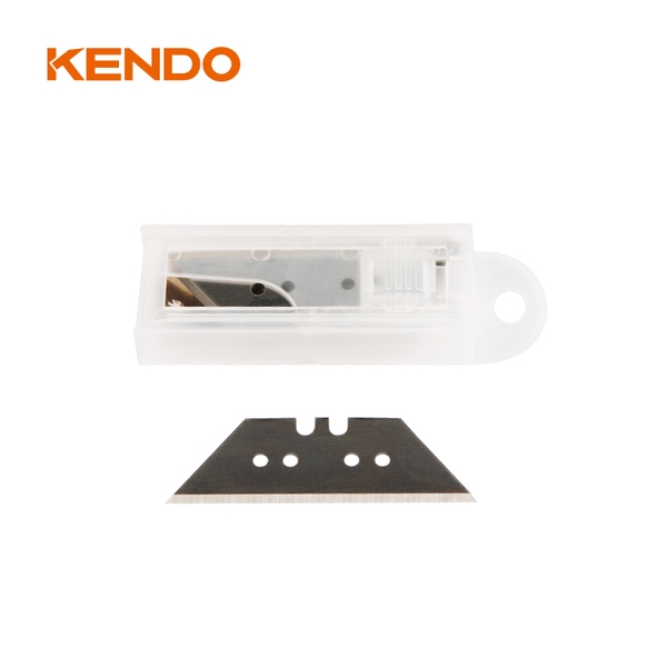 Lưỡi dao rọc giấy bằng thép SK5 loại tiêu chuẩn (10 cái/bộ) Kendo - 30656