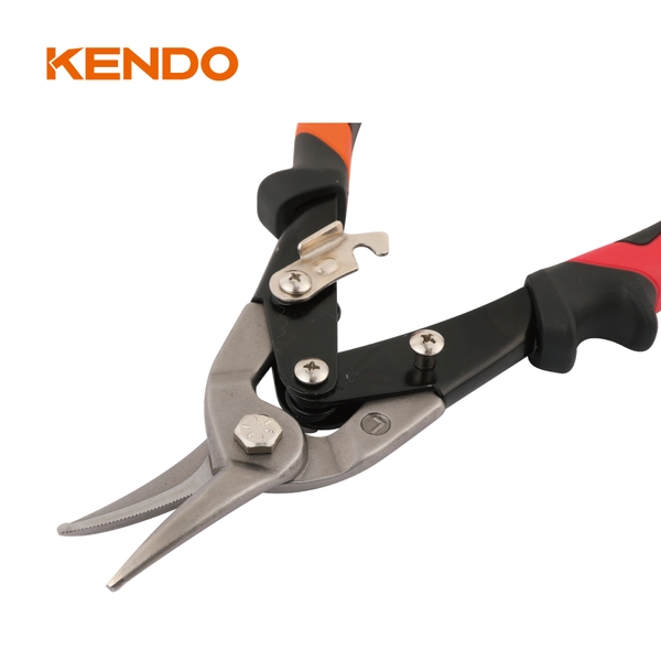 Kéo cắt tôn bằng thép Cr-Mo cắt bên trái 250mm Kendo - 30831