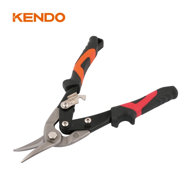 Kéo cắt tôn bằng thép Cr-Mo cắt bên trái 250mm Kendo - 30831