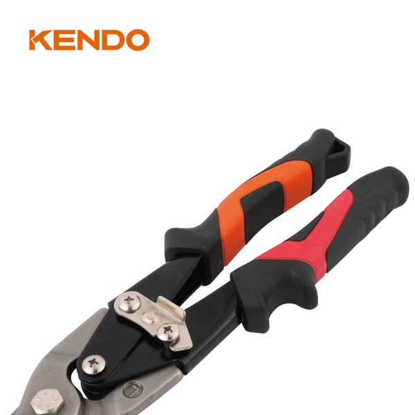Kéo cắt tôn bằng thép Cr-Mo cắt bên trái 250mm Kendo - 30831