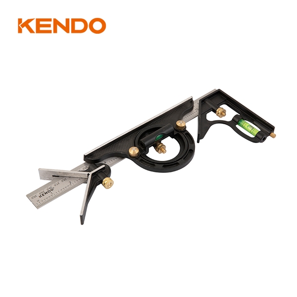 Thước góc thủy đa năng đo hệ mét và inch kích thước 12 inch 300mm Kendo - 35320