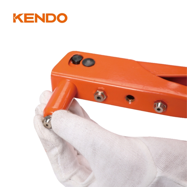 Kìm rút đinh rivê có 4 đầu 2.4-3.2-4.0-4.8mm kích thước 250mm Kendo - 45602