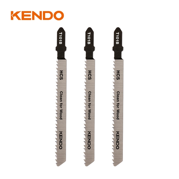 Bộ 03 lưỡi cưa lọng cắt thẳng, cắt mịn cho gỗ T101B HCS Kendo - 46001101