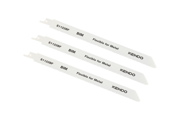 Bộ 2 lưỡi cưa kiếm cắt kim loại S1122BF, 225x19x 0.9-1.8mm/ 14TPI - Bi-metal Kendo - 46301205