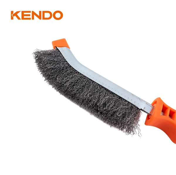 Bàn chải sắt sợi thép kích thước 10 inch 250mm Kendo - 31405