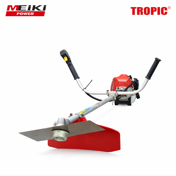 Máy cắt cỏ chạy xăng sử dụng động cơ 2 thì MEIKI TU26 (TROPIC)