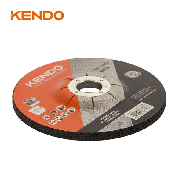 Đá mài tâm trũng cho kim loại 100×6×16 mm Kendo - 63210143