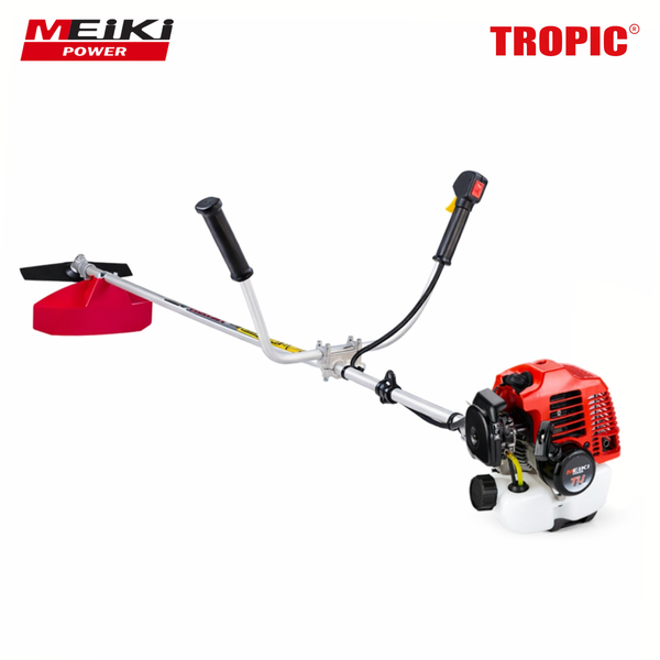 Máy cắt cỏ chạy xăng sử dụng động cơ 2 thì MEIKI TU26 (TROPIC)