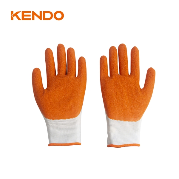 Găng tay bảo hộ tráng cao su size 9 inch (L) Kendo - 76126