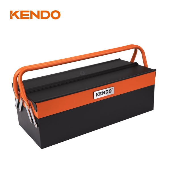 Hộp dụng cụ bằng kim loại ngăn kéo 3 khay kích thước 46x20x16cm Kendo – 90200
