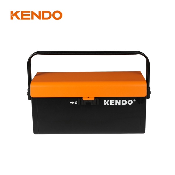 Hộp dụng cụ bằng kim loại kích thước 40x18x20cm Kendo – 90210