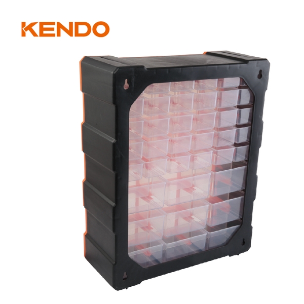 Tủ nhựa đựng linh kiện 39 ngăn kích thước 47.5 x 38 x 16 cm Kendo – 90248