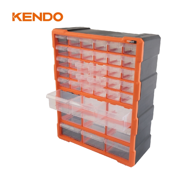 Tủ nhựa đựng linh kiện 39 ngăn kích thước 47.5 x 38 x 16 cm Kendo – 90248