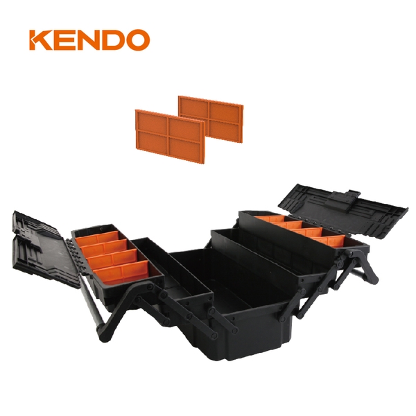 Hộp dụng cụ nhựa ngăn kéo 5 khay kích thước 46.5x22.9x20.9cm Kendo - 90275
