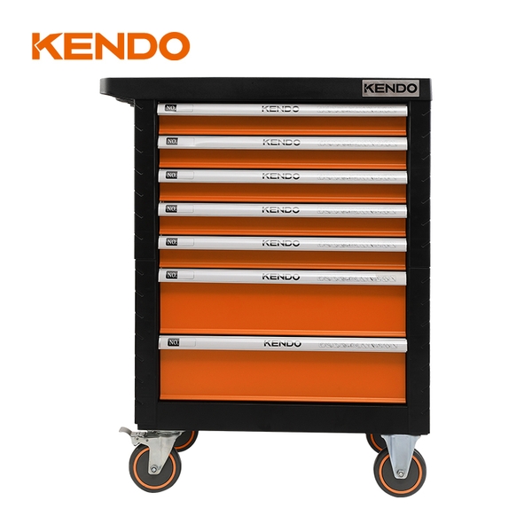 Bộ xe đẩy dụng cụ 7 ngăn kéo 197 chi tiết Kendo - 90342
