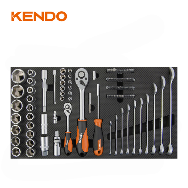Bộ dụng cụ tủ 5 ngăn kéo 145 chi tiết Kendo - 90343
