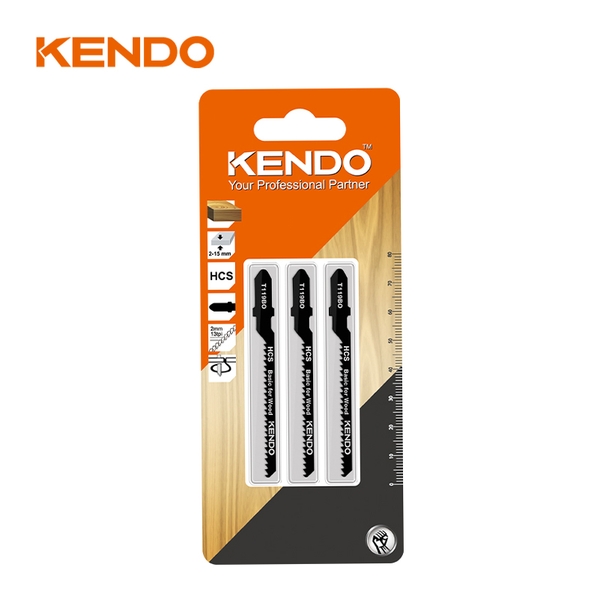Bộ 03 lưỡi cưa lọng cắt lượn cho gỗ T119BO HCS Kendo - 46000301