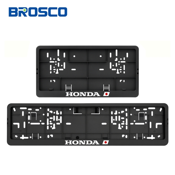Khung bảo vệ biển số ô tô loại dài bằng nhựa PP Plastic Brosco - B50132
