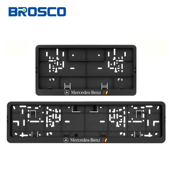 Khung bảo vệ biển số ô tô loại dài bằng nhựa PP Plastic Brosco - B50132