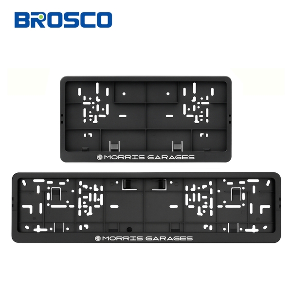 Khung bảo vệ biển số ô tô loại ngắn bằng nhựa PP Plastic Brosco - B50057