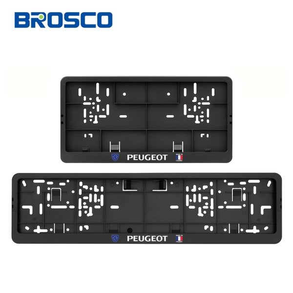 Khung bảo vệ biển số ô tô loại ngắn bằng nhựa PP Plastic Brosco - B50057