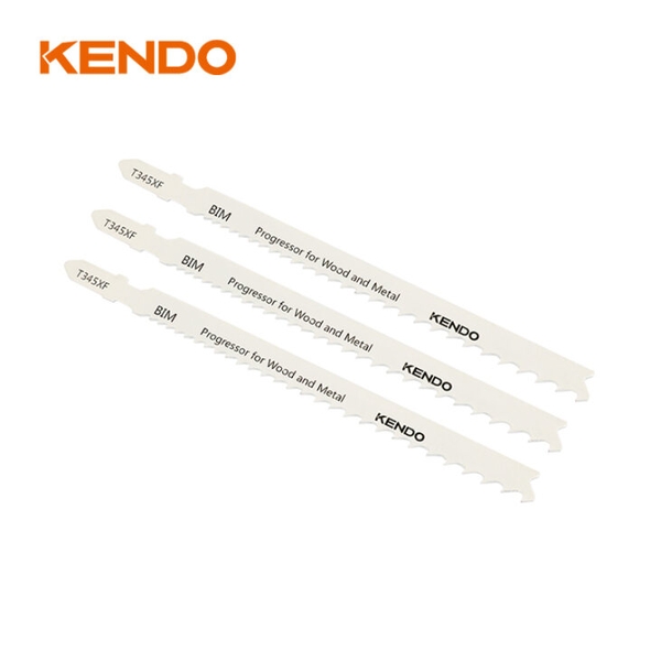 Bộ 03 lưỡi cưa lọng cắt thẳng cho gỗ và kim loại T345XF BIM Kendo - 46002201