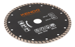 Đá cắt kim cương vành Turbo 180×22.23/20/16mm Kendo - 61215112