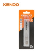 Lưỡi dao rọc giấy bằng thép SK5 chiều rộng 18mm (10 cái/bộ) Kendo - 30652