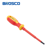 Tua vít dẹp cách điện 1000V VDE bằng thép Cr-Mo Brosco
