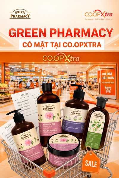 GREEN PHARMACY CÓ MẶT TẠI CO.OPXTRA - MUA SẮM THUẬN TIỆN HƠN CHO NHU CẦU CHĂM SÓC MỖI NGÀY