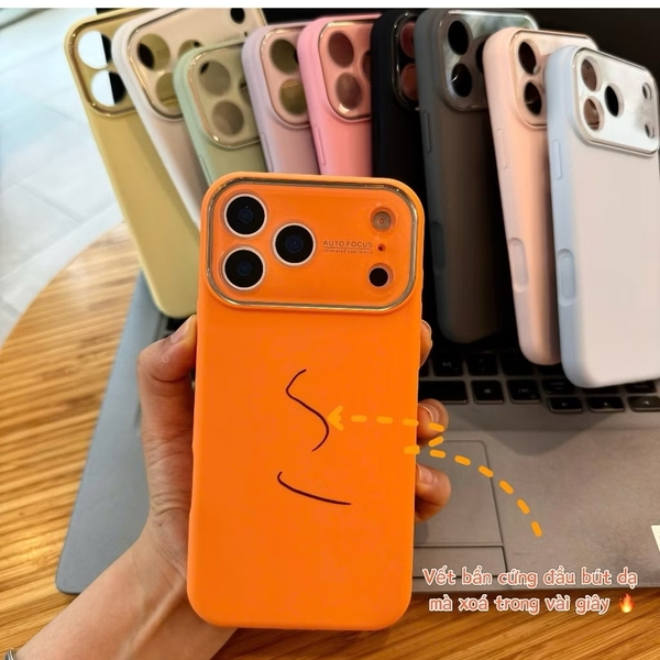 Ốp Lưng Iphone - Ốp  Chống Bẩn Độ Full Camera 17Promax Đẳng Cấp