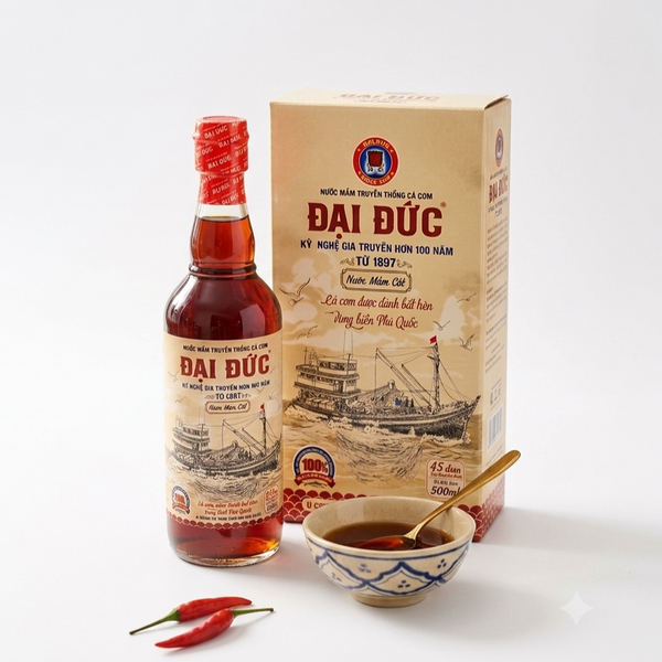 NƯỚC MẮM ĐẠI ĐỨC 45 ĐỘ ĐẠM (500ML)