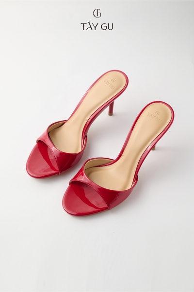 Dép Cao Gót Mũi Tròn Cao 7cm CINDER Taygu | D4
