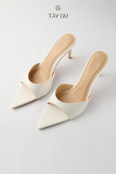 Dép Cao Gót 9cm Mũi Nhọn DOVA Taygu | D2
